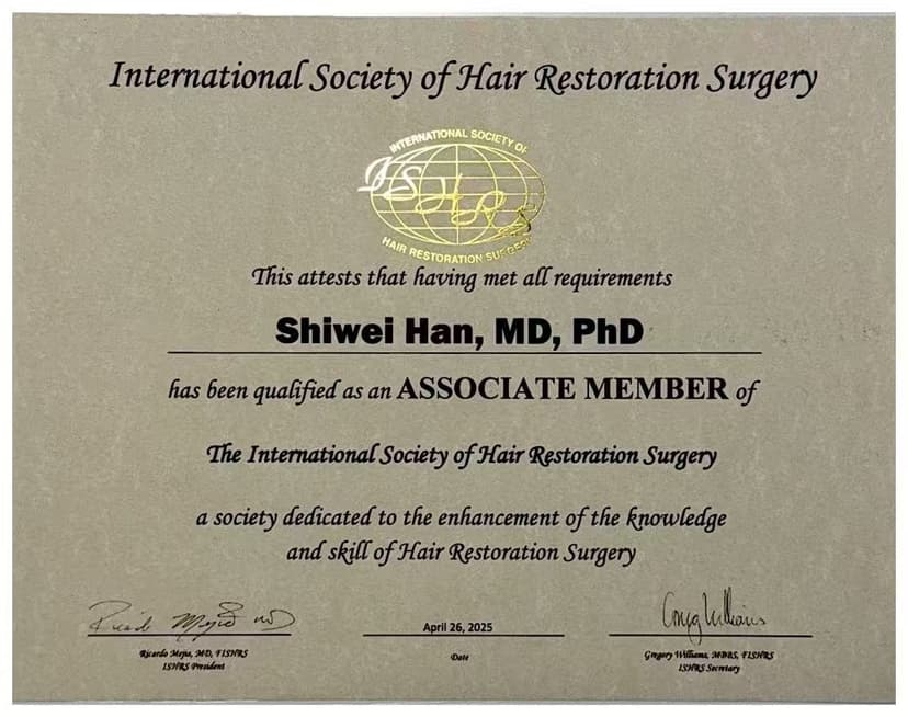 ISHR Certificate